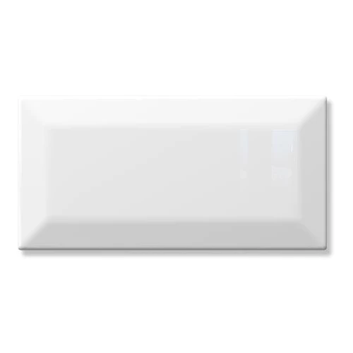 Плитка настенная TAU Ceramica Biselado Classic White BR глянец 15х7.5 см