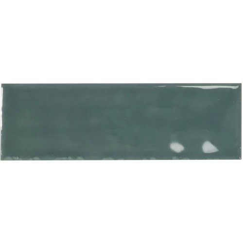 Керамогранит Monopole Artisan Turquoise 002590 глянцевый бирюзовый 15x5 см