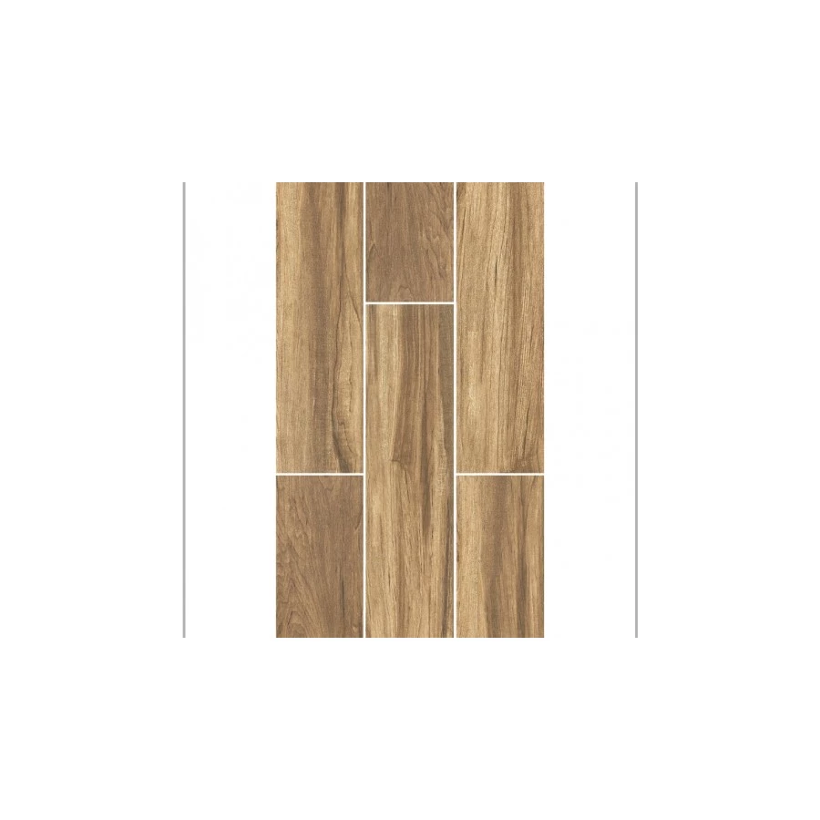 Керамогранит Bonaparte ZC1223082 Rect Matt матовый коричневый 120х20 см