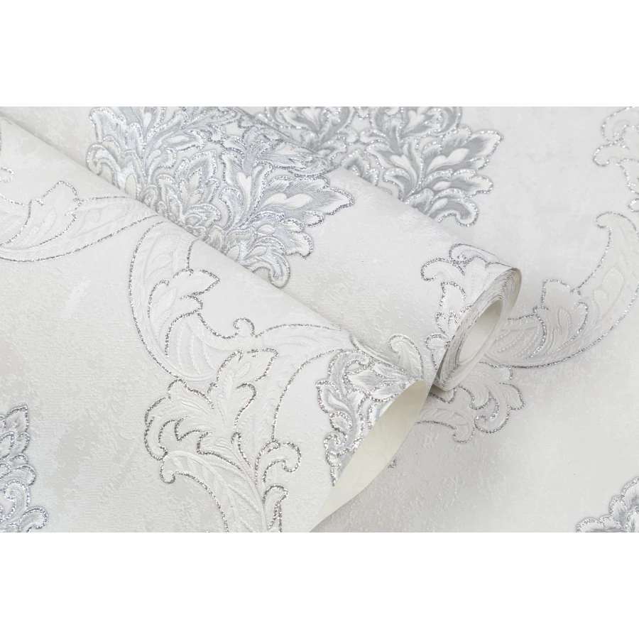 Обои флизелиновые Palitra Life Chantilly серые PL72078-14 1,06х10,05 м