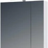 Зеркало шкаф Vigo Plaza 700 навесной со светильником zsh.PLA.70.El 70x70 см