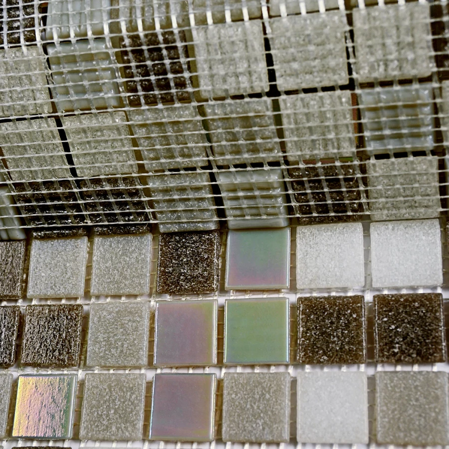 Мозаика Bonaparte Стеклянная мозаика Marengo 20х20 глянцевая многоцветная 32,7х32,7 см