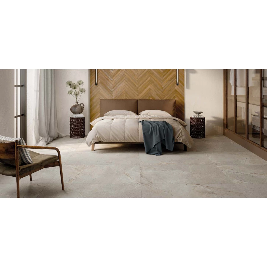 Керамогранит Rondine Crust Light Grey Ret матовый светло-серый J93647 120x60 см