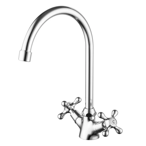 Смеситель для кухни Azario керамическая кран-букса хром AZ-HU245899