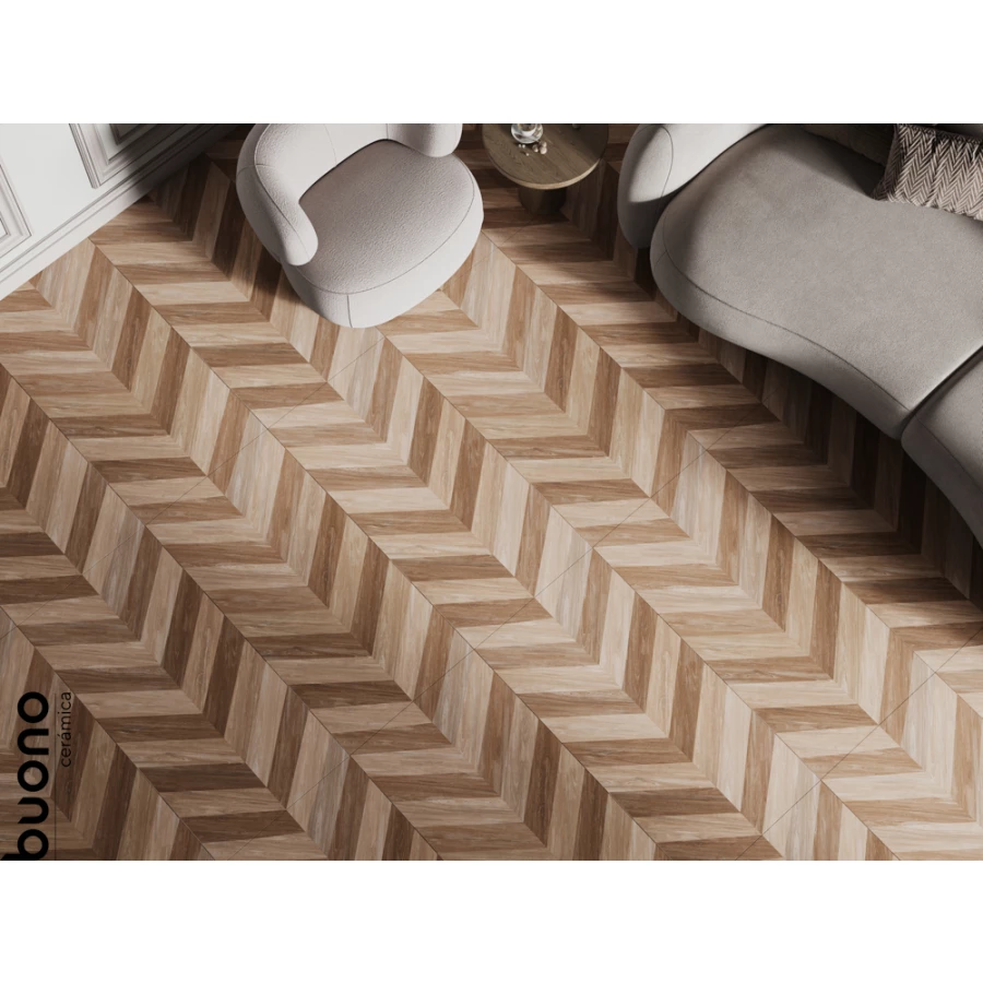 Керамогранит Buono Forest Nature Roble Matt матовый коричневый F4510M 120х60 см