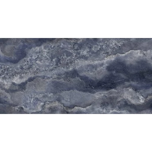Керамогранит Tagina Onyx Diamond Blumarine Luc Ret глянцевый синий 148053 120х60 см