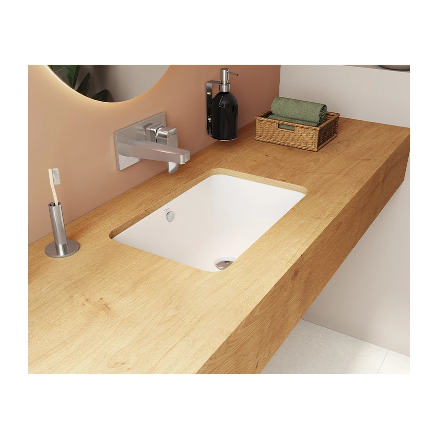 Раковина встраиваемая Vitra S20 снизу цвет белый 7475B003-0618 48 см