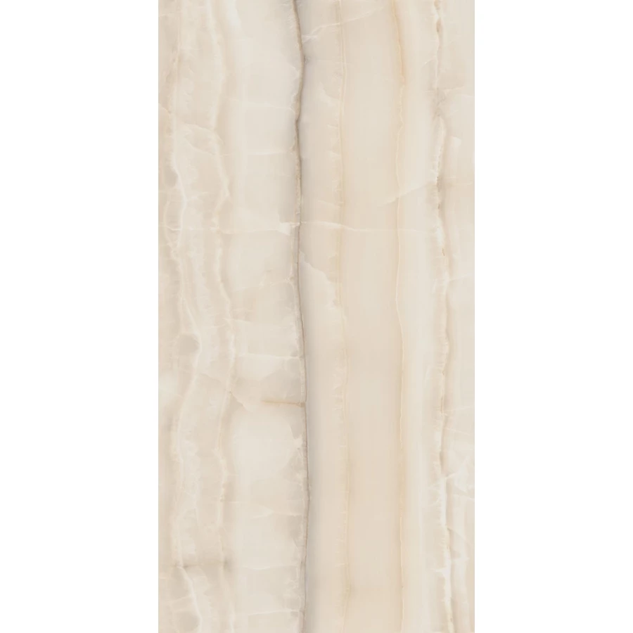 Керамогранит Sant Agostino Akoya Ivory Krystal глянцевый бежевый CSAAKIVL18 180х90 см