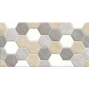 Плитка настенная ALMA Ceramica Savoy рельефная матовая многоцветная TWA3060SAV47 60х30 см