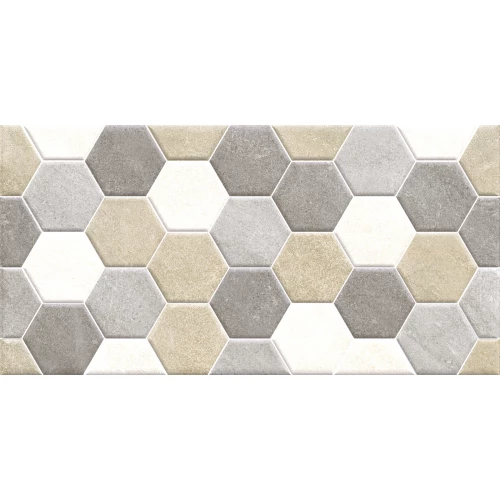 Плитка настенная ALMA Ceramica Savoy рельефная матовая многоцветная TWA3060SAV47 60х30 см