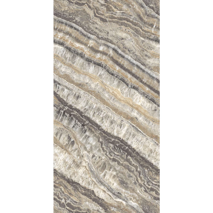 Керамогранит Gresant Hazy Nero Infinia High Glossy глянцевый коричневый 120х60 см