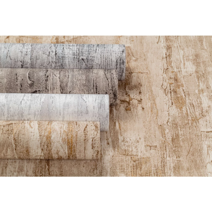 Обои флизелиновые Palitra Home Pine HomeColor серые HC71383-44 1,06х10,05 м