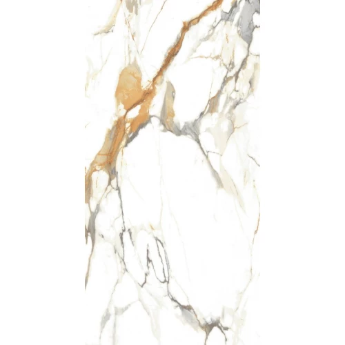 Керамогранит Bonaparte Golden Capri Pol Rect глянцевый белый 120х60 см