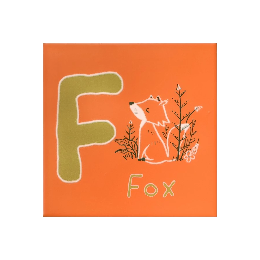 Декор Kerama Marazzi Зоопарк F матовый оранжевый OS/A224/5108 20x20 см