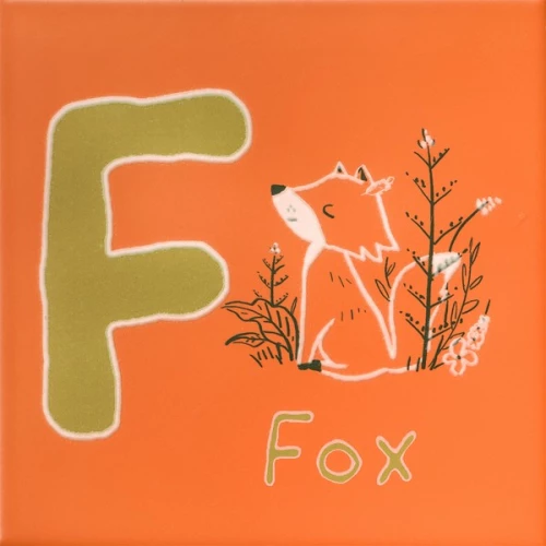 Декор Kerama Marazzi Зоопарк F матовый оранжевый OS/A224/5108 20x20 см