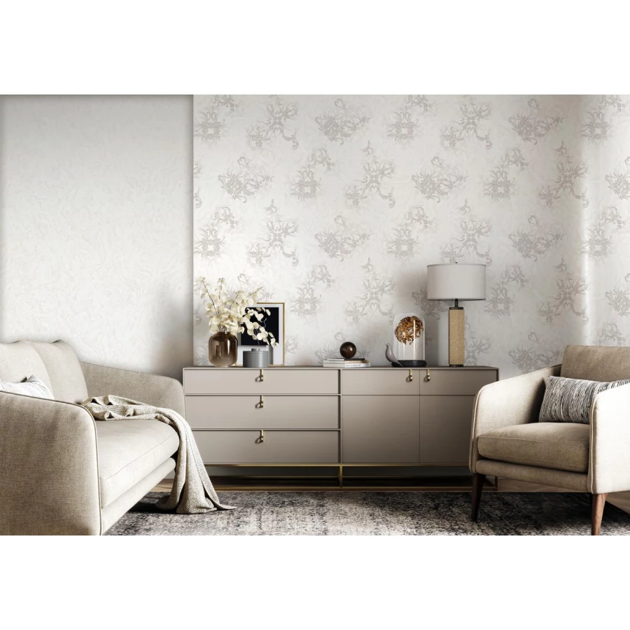 Обои флизелиновые Palitra Life Royal Air бежевые PL72374-21 1,06х10,05 м