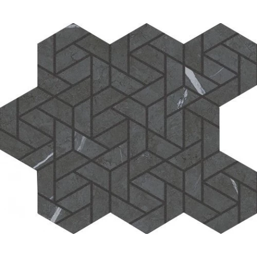 Мозаика Italon Метрополис Империал Блэк айкон 620110000158 34,7х28,6 см