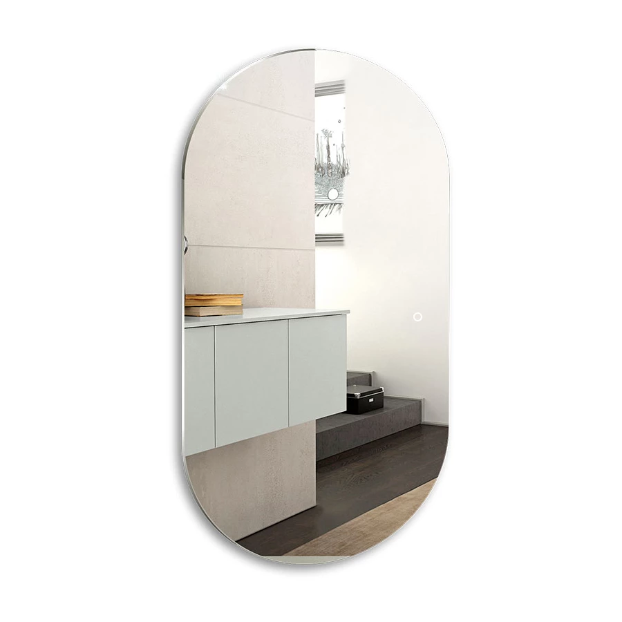 Зеркало Azario Viva сенсорный выключатель универсальное крепление LED-00002549 55х105 см