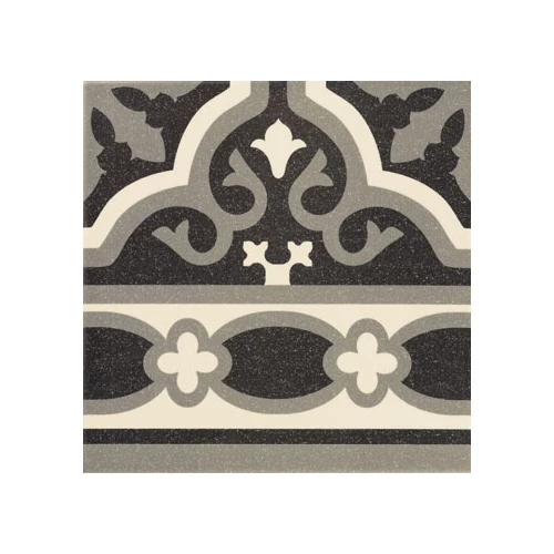 Плитка настенная Mainzu Cenefa Florentine Black PT01979 многоцветный 20x20 см