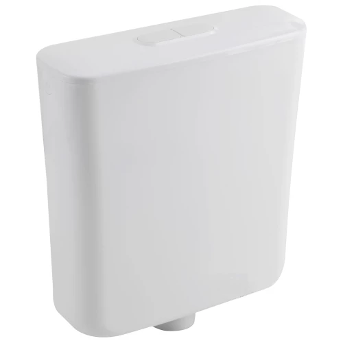 Бачок пластиковый Azario с соединительной трубой белый AZ-217 35x11.5x36.5 см