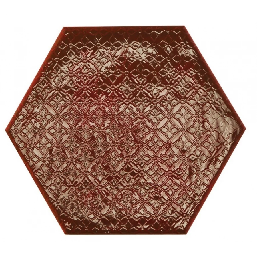 Керамогранит Prissmacer Rain Bordeaux Mist dec 22,8х19,8 см