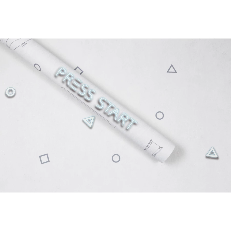 Обои флизелиновые Palitra Home Gamepad HomeColor серые HC72158-14 1,06х10,05 м