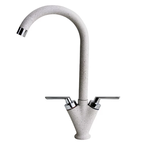 Смеситель для кухонной мойки MixLine ML-GS08 529282 бежевый