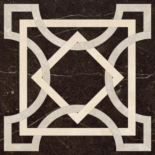 Керамогранит Marmocer Classic Magic Tile 33 Brandenburg Black PJG-CLASSIC33 60х60 см