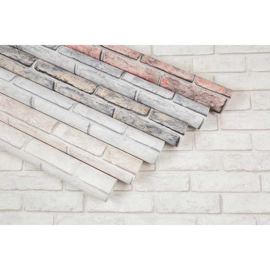 Обои флизелиновые Palitra Home Brick Loft HomeColor бежевые HC72192-21 1,06х10,05 м