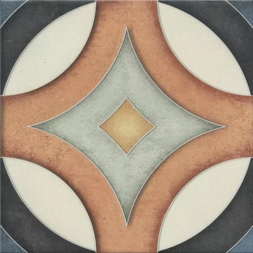 Декор Kerama Marazzi Фантазия 3 матовый оранжевый HGD/A557/5009 20x20 см