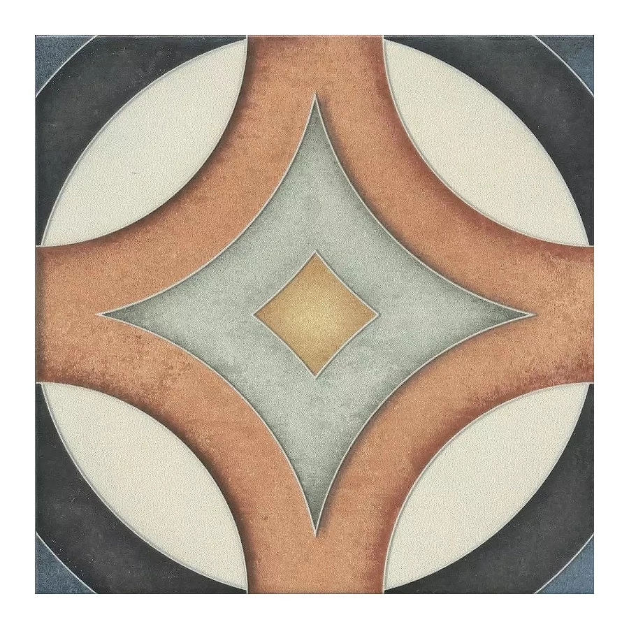 Декор Kerama Marazzi Фантазия 3 матовый оранжевый HGD/A557/5009 20x20 см