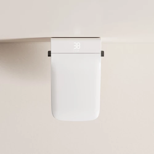 Электронный унитаз-биде Abber Rechteck подвесной белый AC1215S