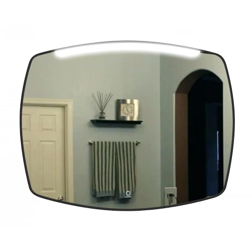 Зеркало Azario сенсорный выключатель с функцией диммера алюминиевая рамка AZ-Z-072ALM 80х60 см