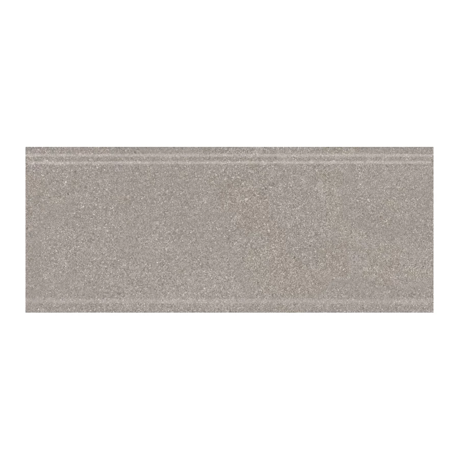 Плитка настенная Kerama Marazzi Рабат Бордюр обрезной матовый серый KMB2BDA004BR 30x12 см