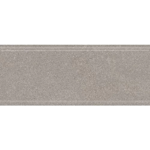 Плитка настенная Kerama Marazzi Рабат Бордюр обрезной матовый серый KMB2BDA004BR 30x12 см