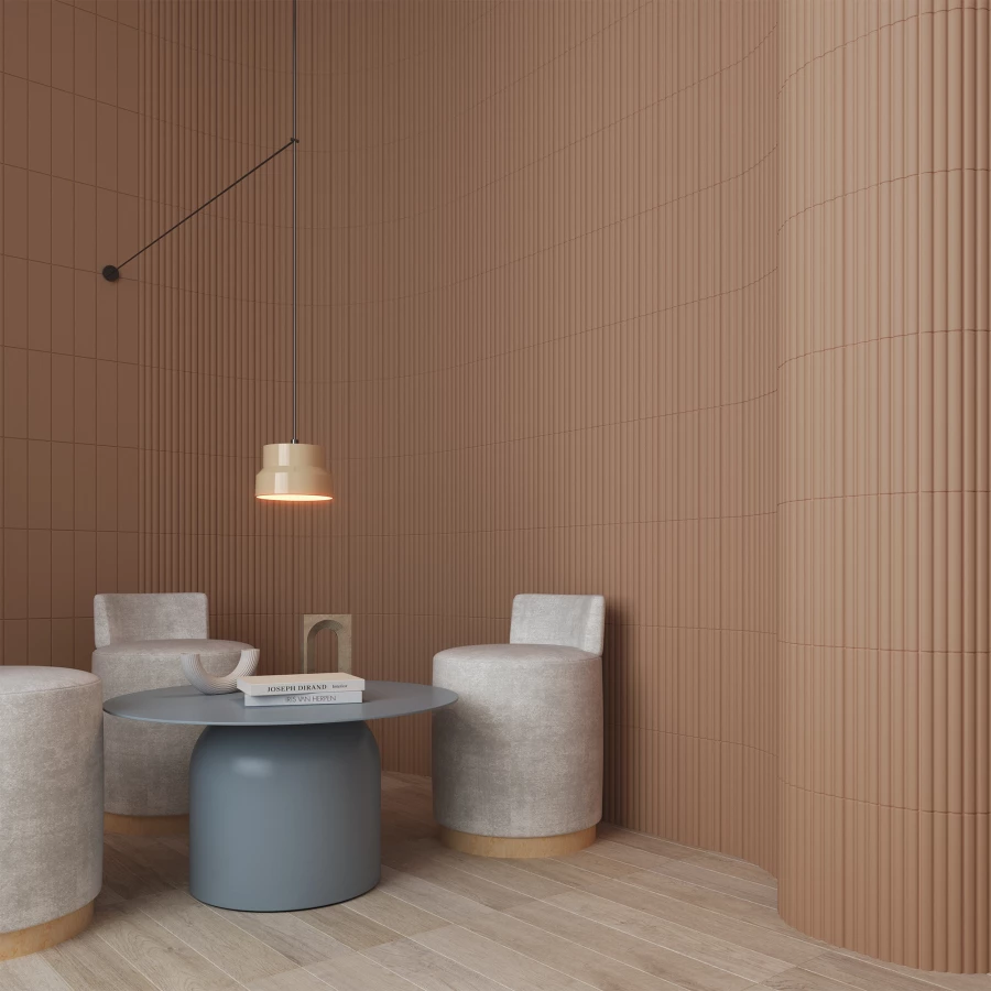 Плитка настенная DNA Match Tan Matt 130850 матовая бежевая 25х6,25 см