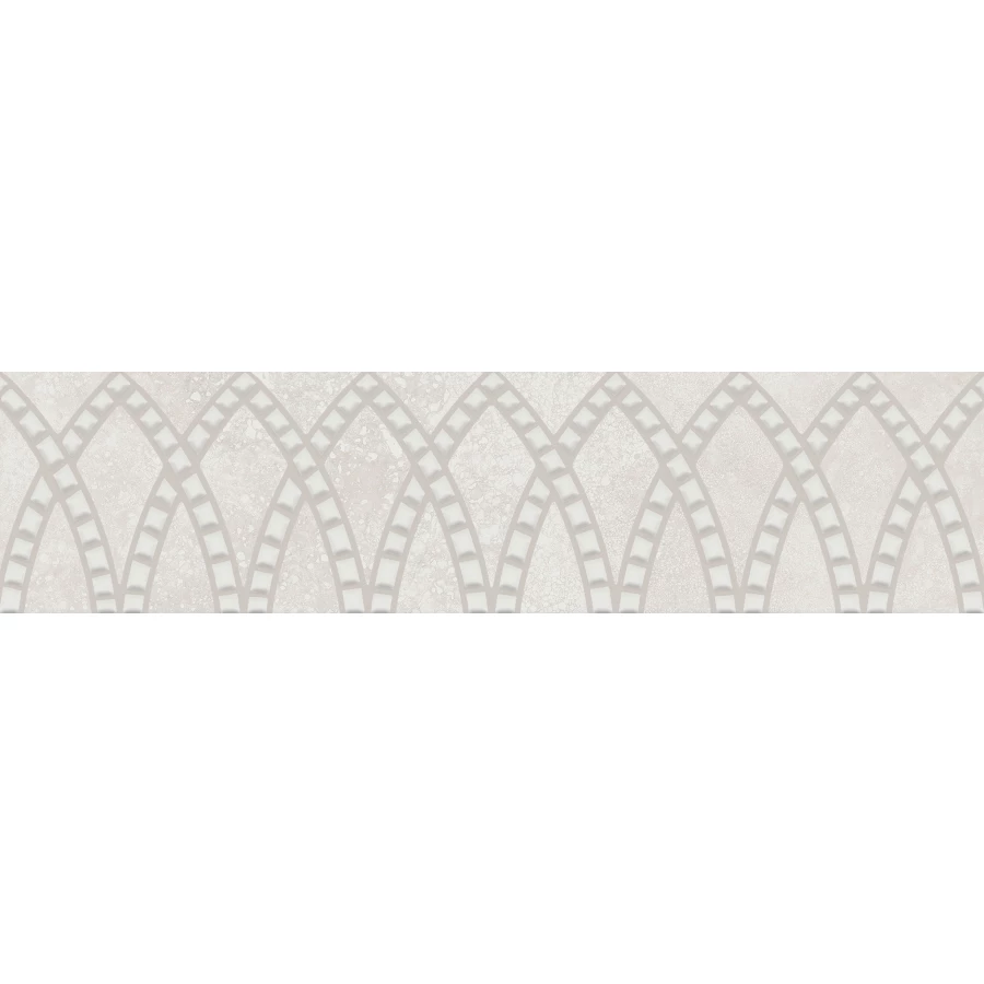 Бордюр Kerama Marazzi Литос обрезной матовый серый светлый KMB3STA020BR 30x7,2 см