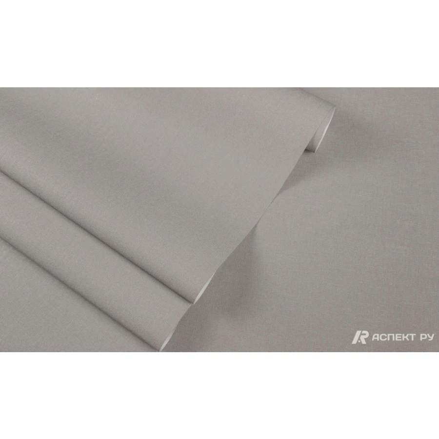 Обои флизелиновые Аспект Deluxe Акцент Текстиль New серые 70604-88 1,06х10,05 м