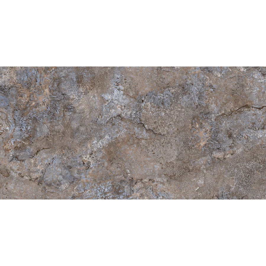 Керамогранит ALMA Ceramica Indastrio sugar-эффект коричневый GFU60120IND40R 120х60 см