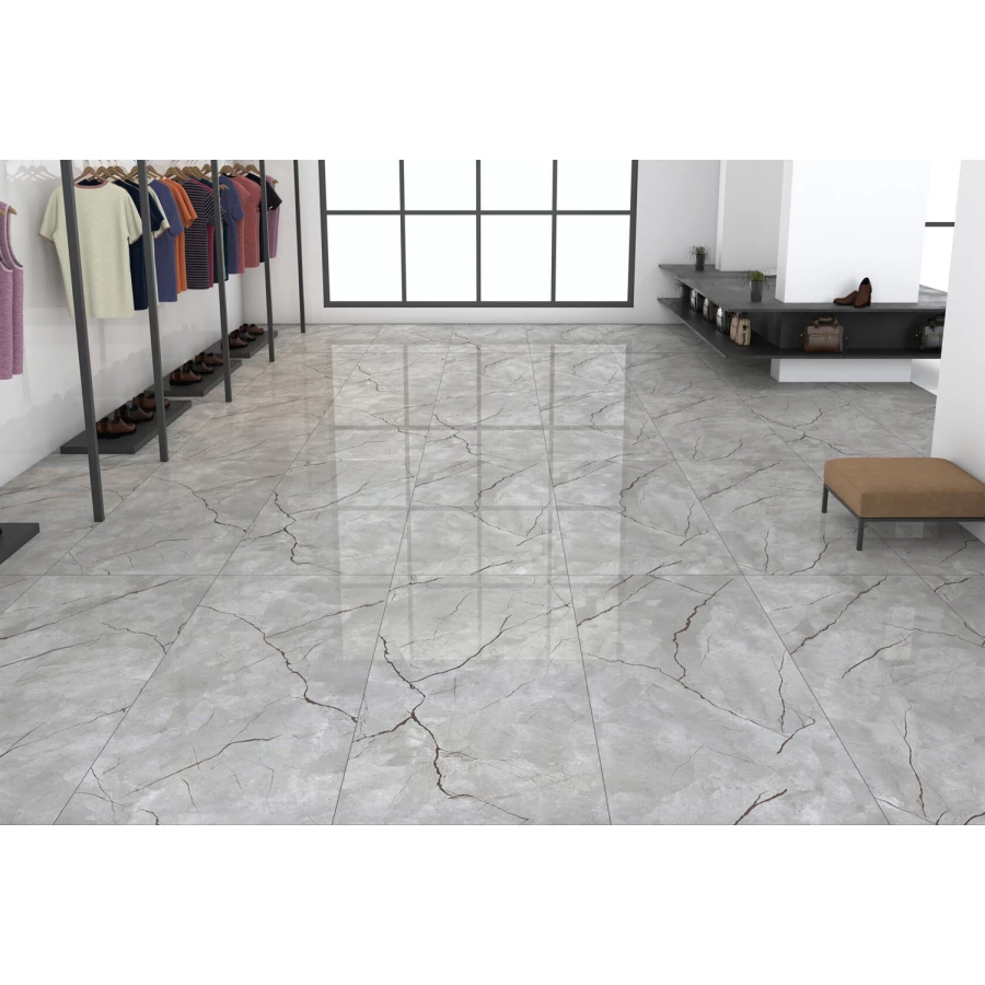 Керамогранит Azario Atlas Grey Glossy F4050821120G 120х60 см