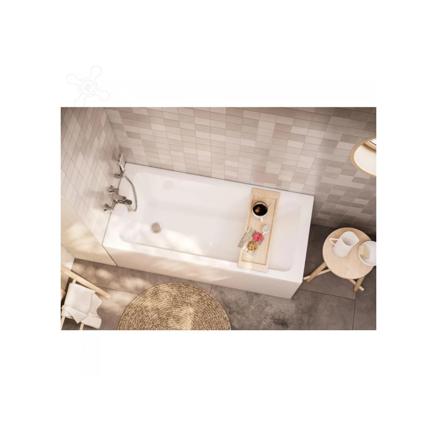 Акриловая ванна Roca Leon прямоугольная белый 248658000 1700x700 мм