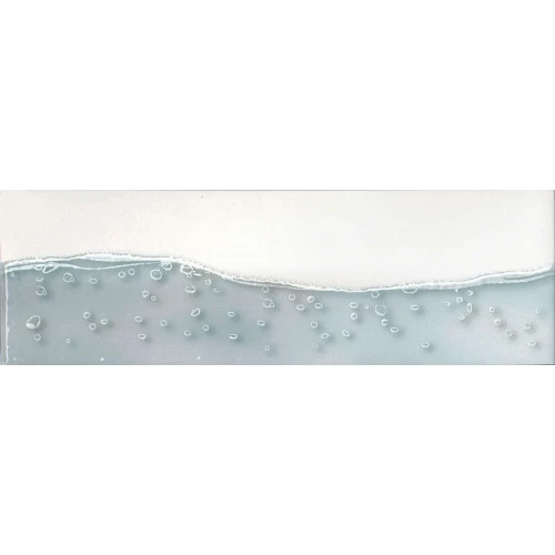 Плитка настенная Kerama Marazzi Чудо-зеро Бордюр полуматовый белый голубой VT/A515/5009 20x6,3 см