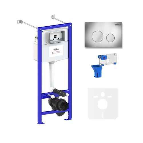 Комплект инсталляции для подвесного унитаза Lavinia Boho Relfix 77020047 (комплект 5 в 1)