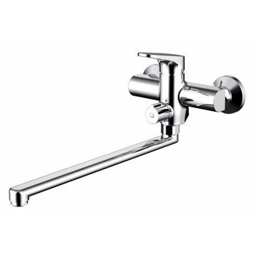 Смеситель для ванны c длинным изливом Bravat Eler F6191238CP-01L-RUS хром