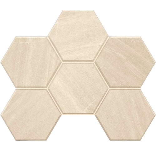 Мозаика Estima Gabbro GB01 Hexagon неполированная 39870 28,5х25 см