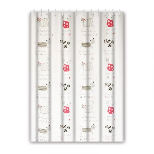 Штора для ванной Haiba кошки HB75062 180x180 см