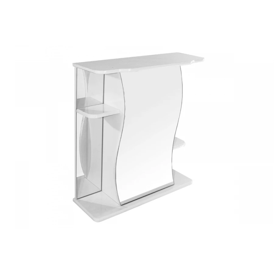 Зеркало-шкаф навесной без подсветки MixLine Венеция-60 белый 77001136 60х69 см