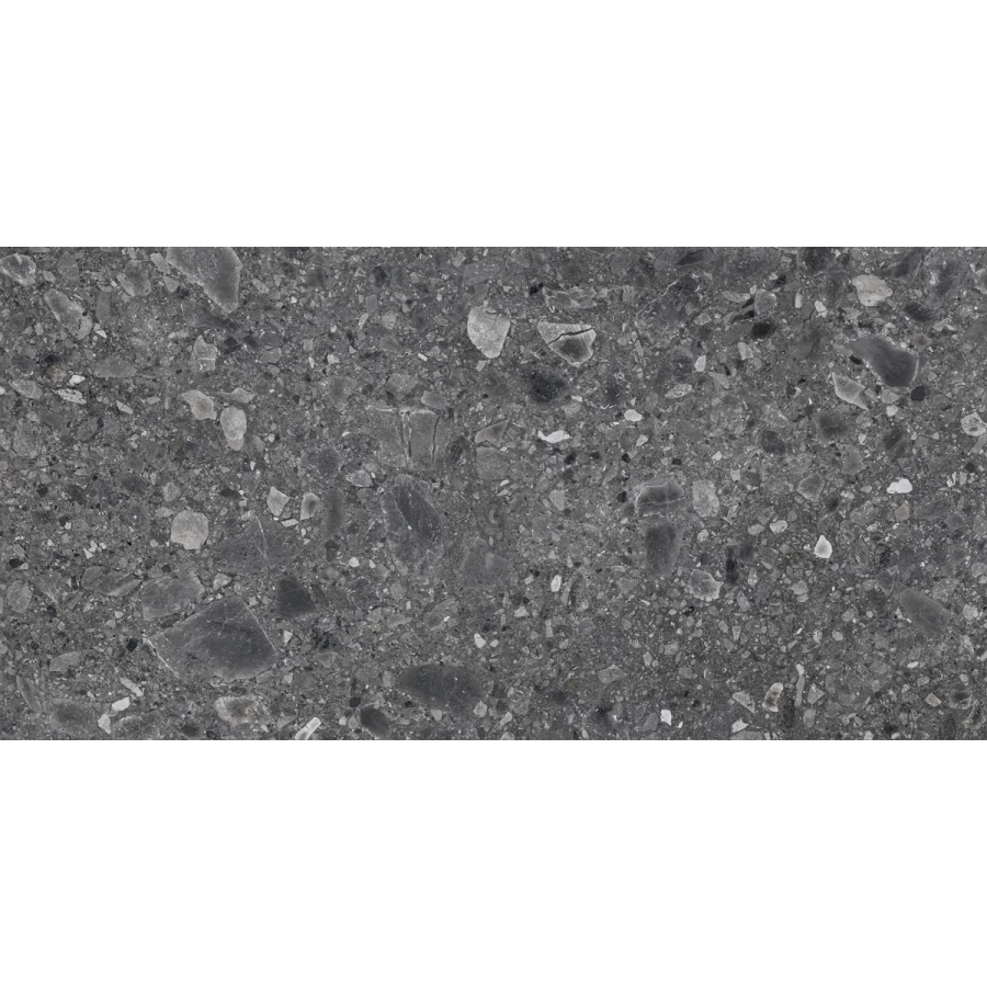 Керамогранит Laparet Ceppo Nero PRO структурный R10Soft STR матовый графитовый 120х60 см