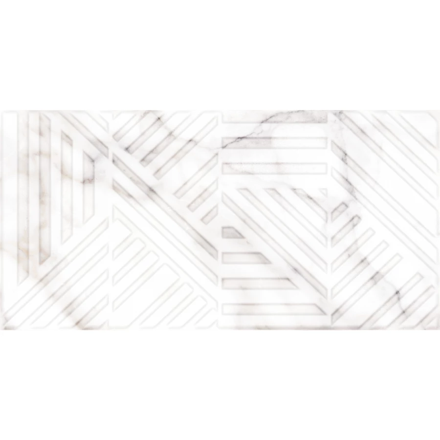 Плитка настенная Cersanit Moonlight белый рельеф A17573 59,8х29,8 см