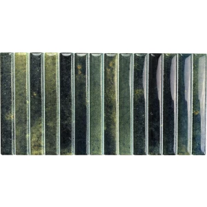 Керамогранит Dune Ceramica Kit-Kat Mosaic Grass Glossy глянцевый зеленый 188861 23,1х11,5 см